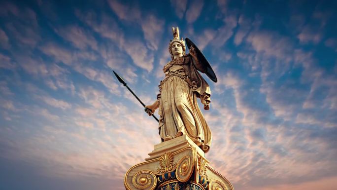 雅典娜，希腊神话中的女神