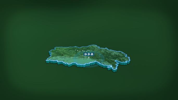 玉树杂多县面积人口地图信息展示