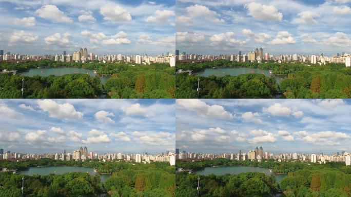 上海长风公园延时视频