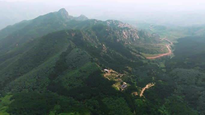 大同浑源千佛岭景区航拍