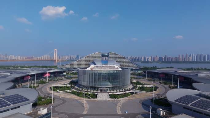 武汉国际博览中心航拍