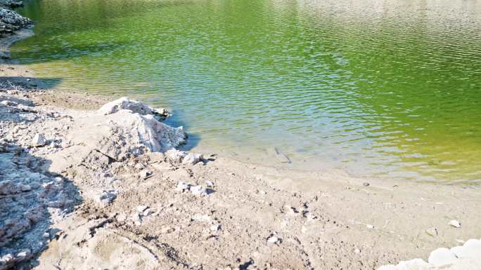 乡村干涸水库4K水资源