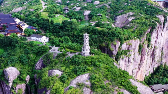 航拍，浙江台州，温岭方山风景