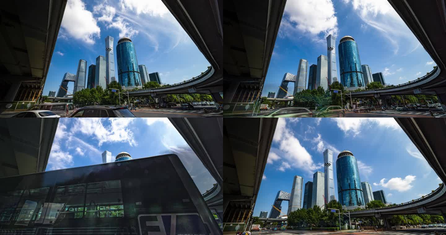 北京国贸CBD城市建筑延时摄影