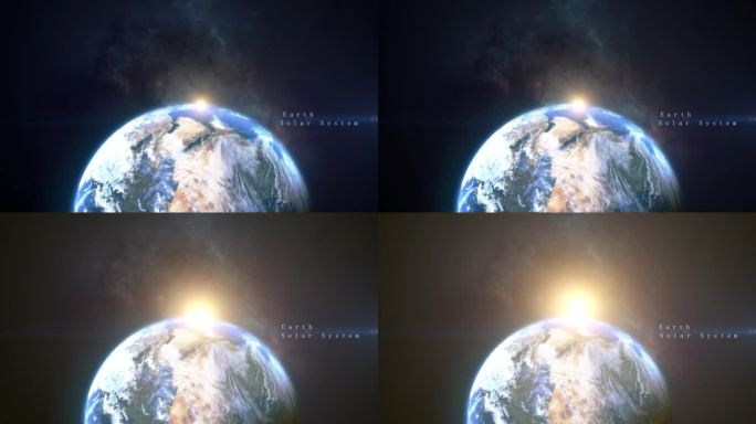 4K地球视频AE工程镜头素材