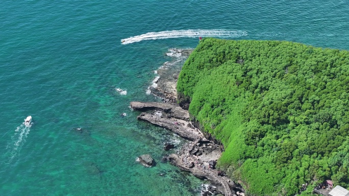 涠洲岛鳄鱼山公园全貌