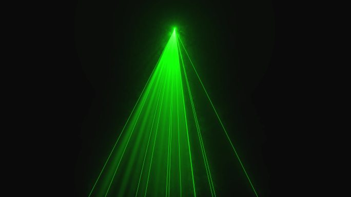 4K绿色激光动画模拟