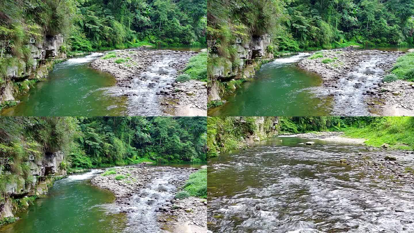 来自天然的青山绿水山冲水