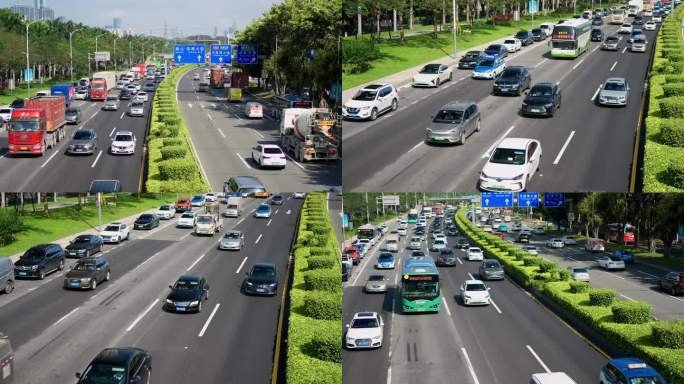 城市交通车流 汽车 交通