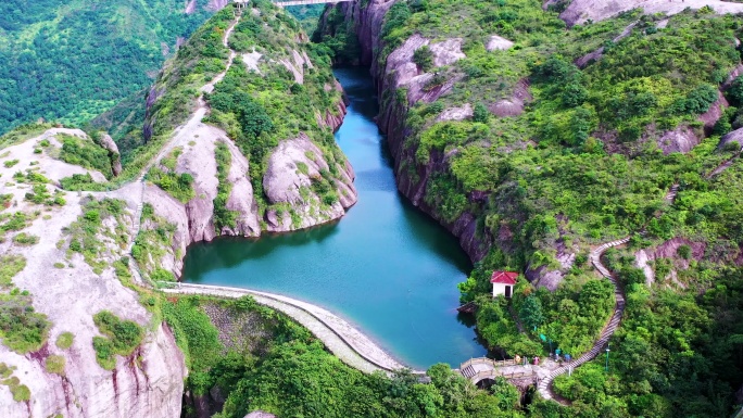 航拍，浙江台州，温岭方山风景