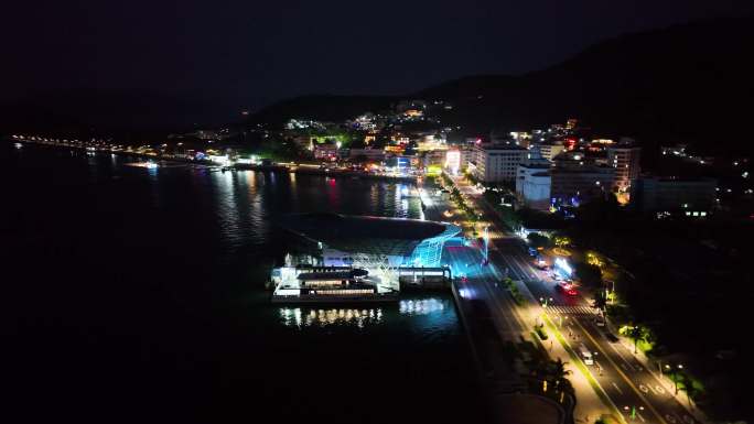 珠海市桂山岛海岛夜景