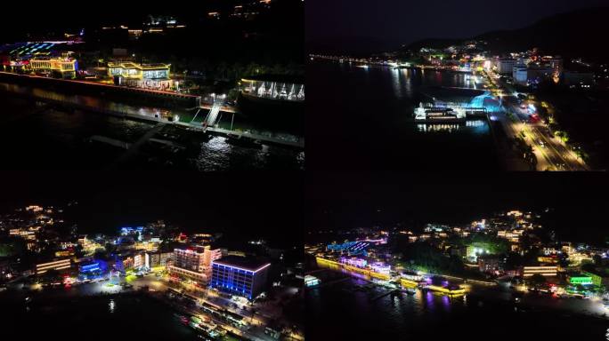 珠海市桂山岛海岛夜景