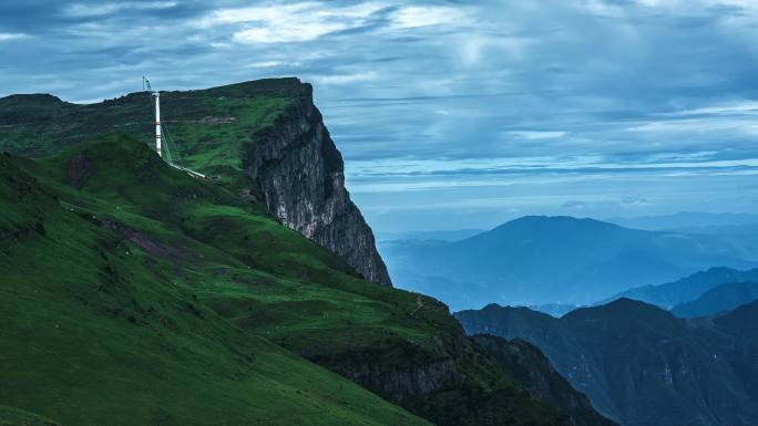 4k世界的尽头边缘凉山州龙头山雷波大断崖