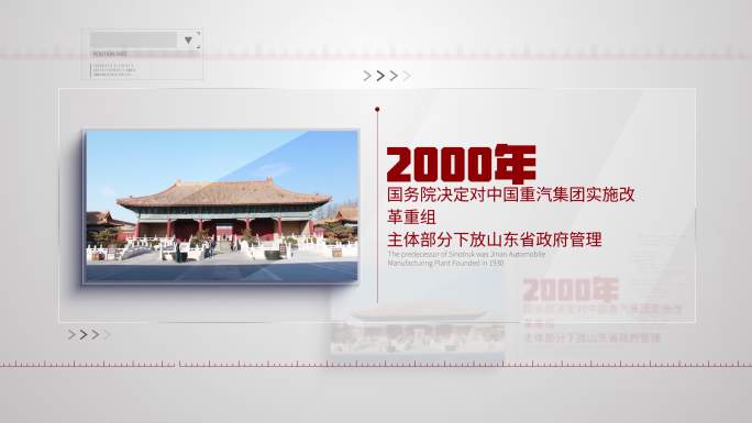 科技感发展历程图文展示AE模板