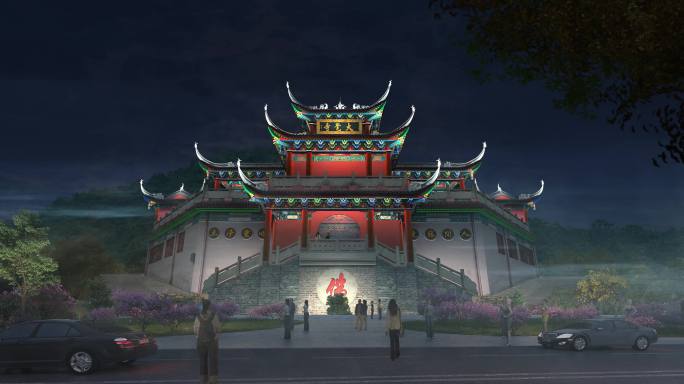 大觉寺夜景