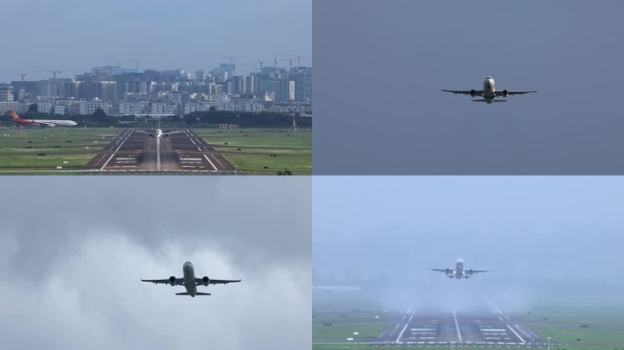 深圳宝安机场起飞的春秋航空飞机合集