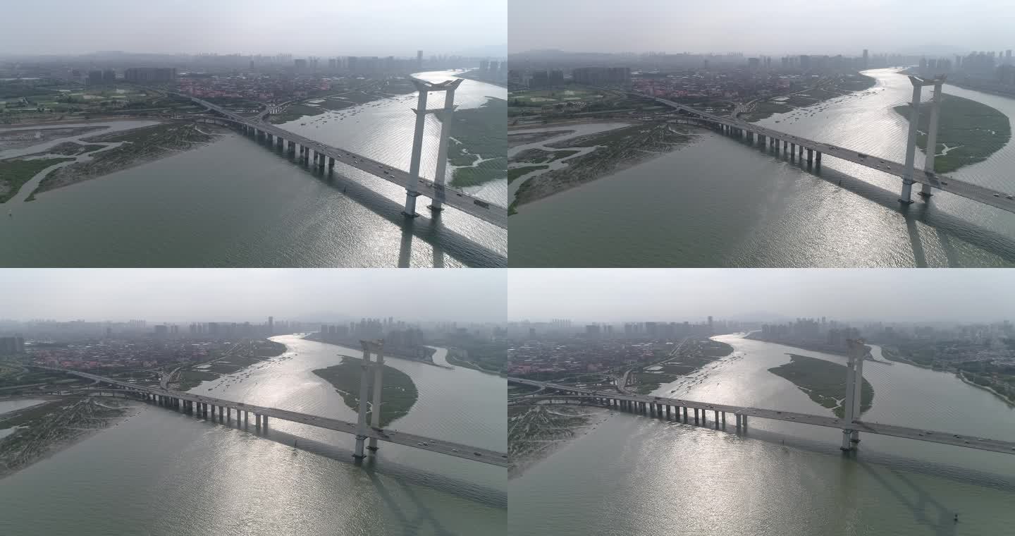 泉州晋江大桥航拍