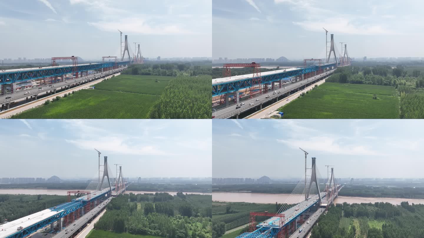 济南新黄河大桥施工