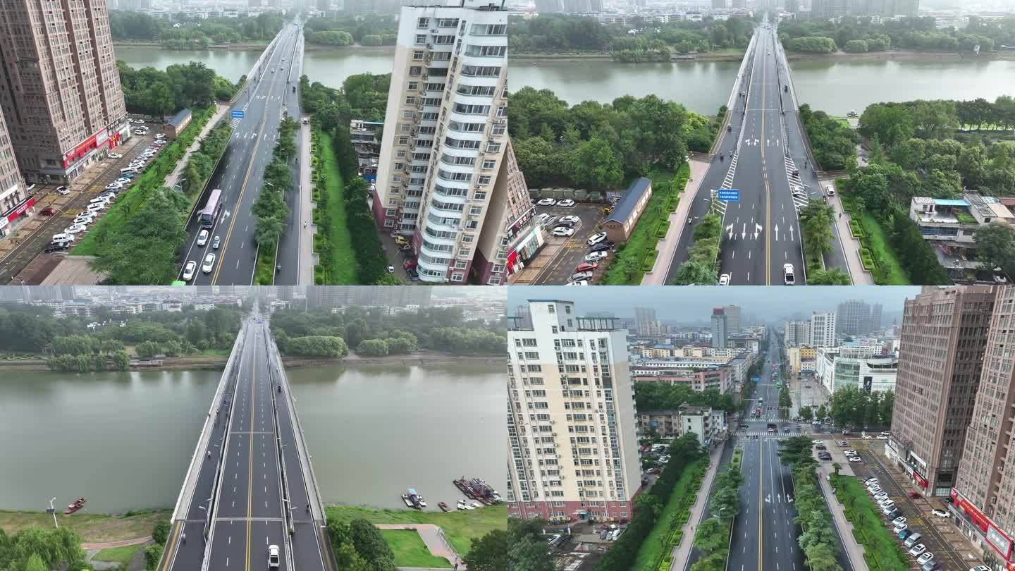 漯河交通北路漯河大桥4K航拍