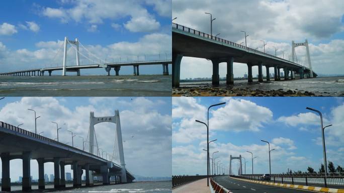 烟台开发区夹河大桥延时4k