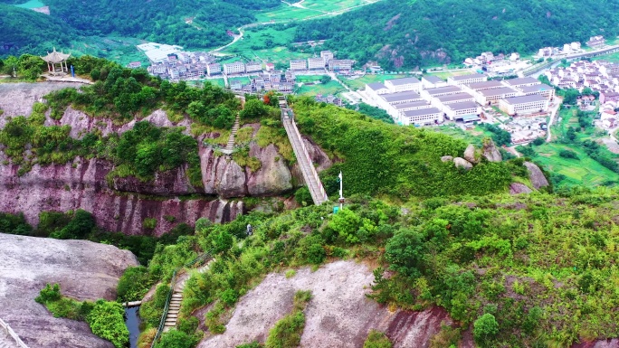 航拍，浙江台州，温岭方山风景