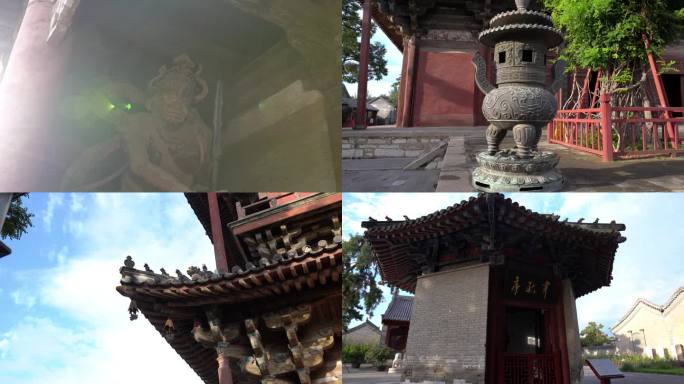 蓟县独乐寺 泥塑佛像 景区 游玩 旅游