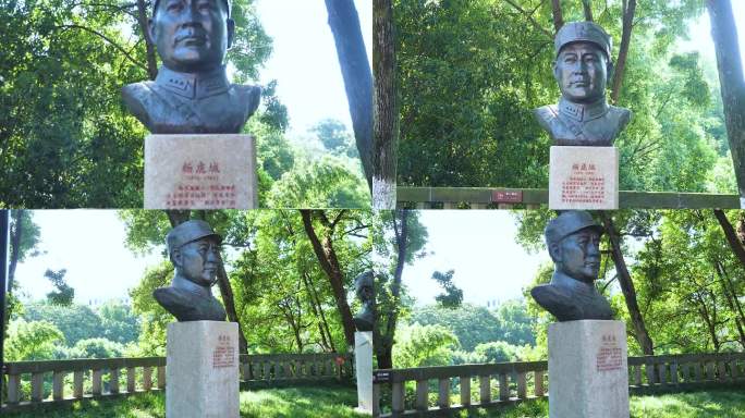 杨虎城雕像  杨虎城  抗日民族统一战线
