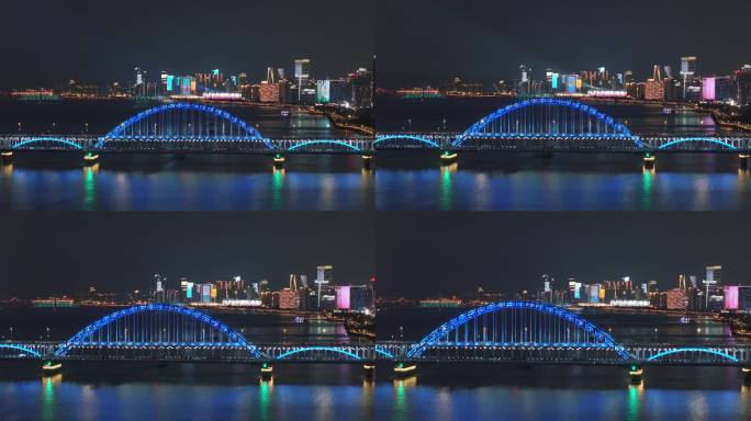 杭州复兴大桥（钱江四桥）璀璨夜景