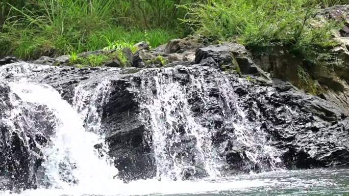 高山流水，瀑布