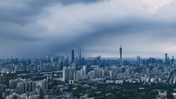 广州台风暴雨延时10