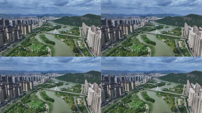 原创航拍福清宣传片龙江公园