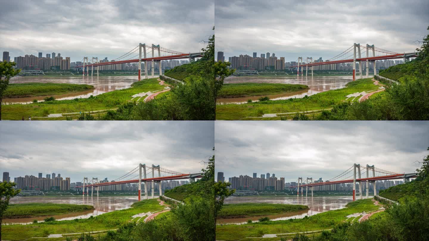 8K鹅公岩大桥延时摄影