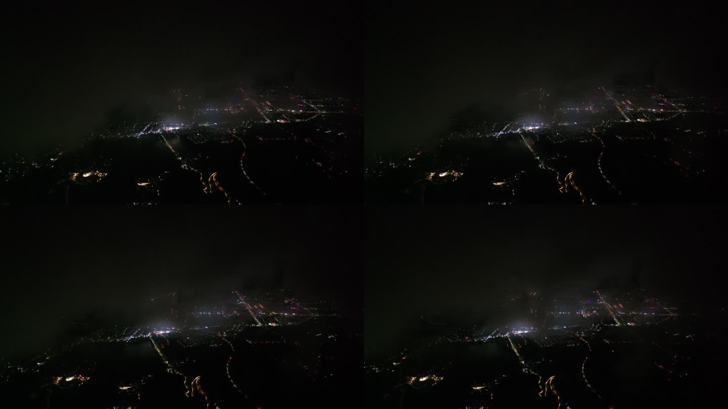 台州温岭石塘夜景航拍