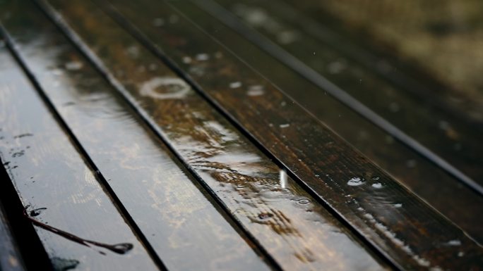 雨天意境空镜