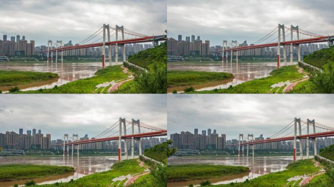 鹅公岩大桥延时摄影