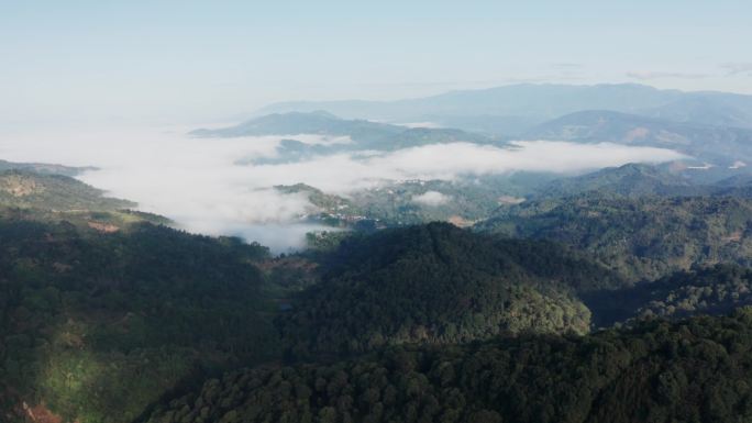 【4k】南糯山多依寨航拍