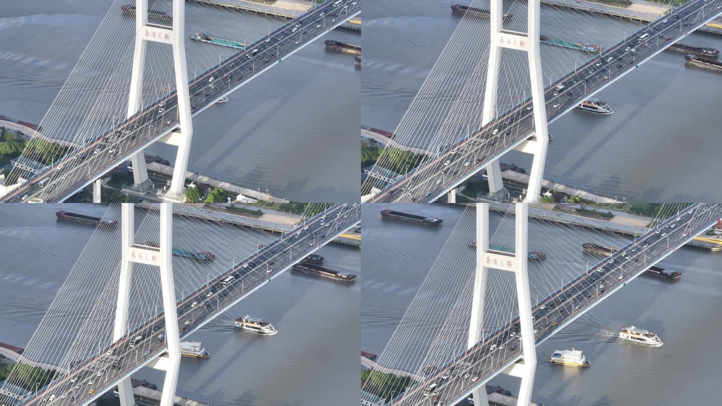 4K-Log-航拍上海高架浦大桥