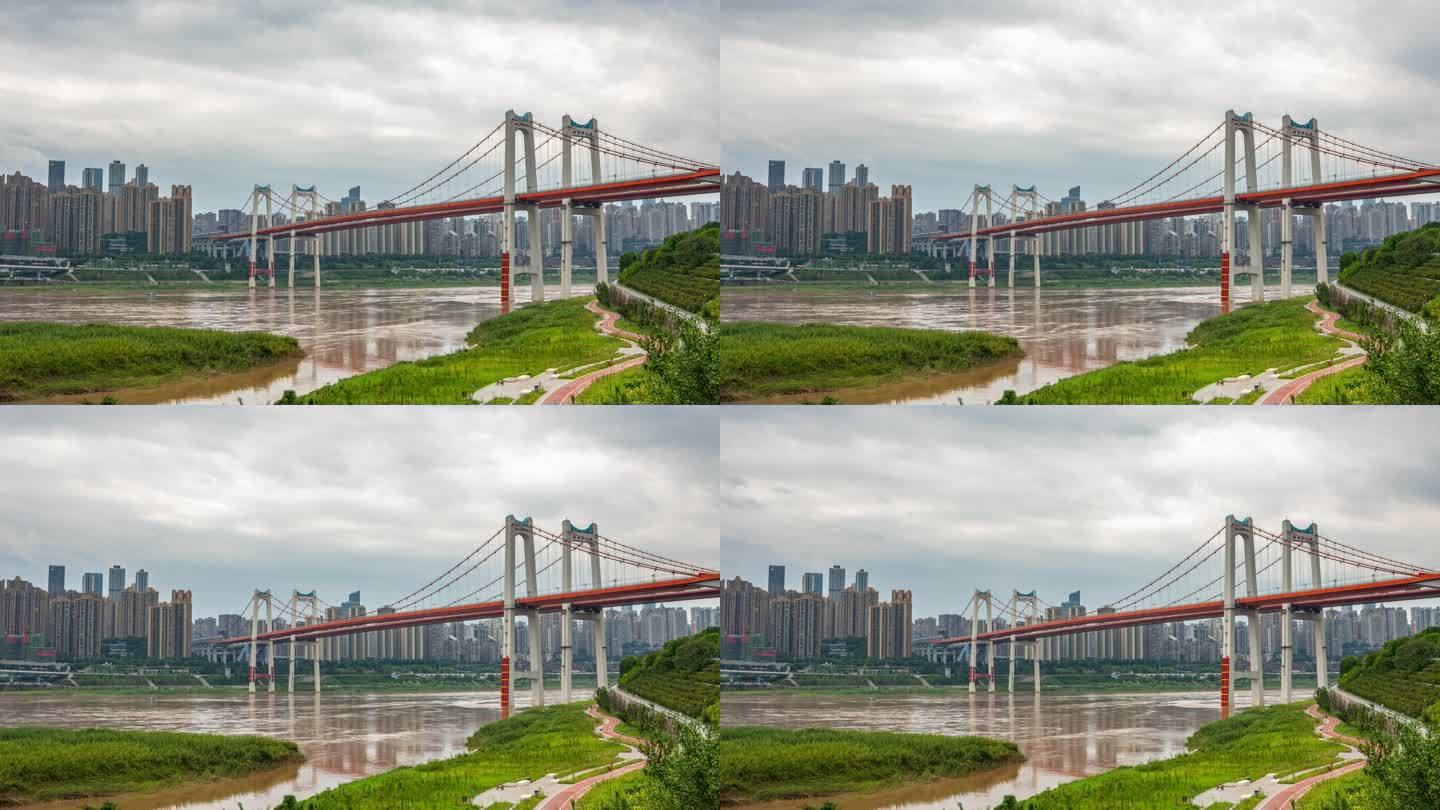 鹅公岩大桥延时摄影