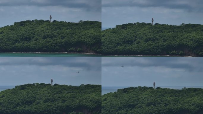 涠洲岛鳄鱼山公园灯塔