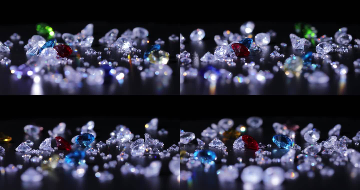 晶莹剔透璀璨夺目的钻石珠宝首饰宝石