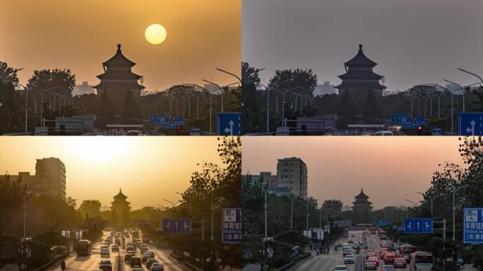 北京延时 天坛