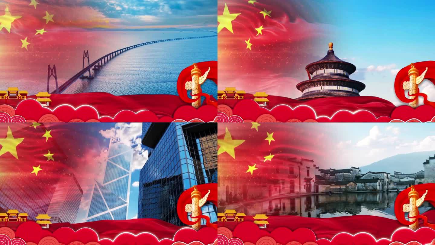 祖国颂(4K高清带配乐）