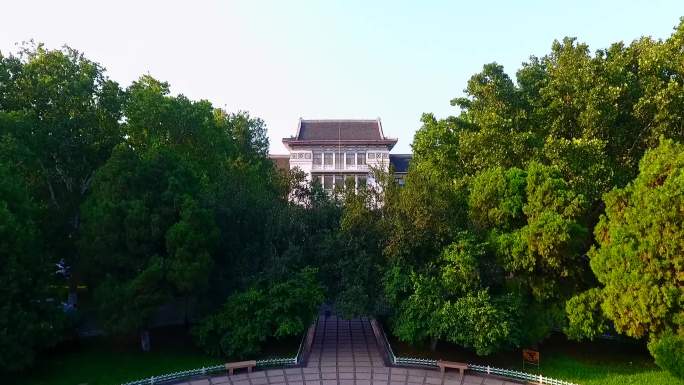 实拍 航拍 山东师范大学 文东校区