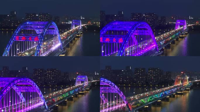 杭州复兴大桥夜景灯光