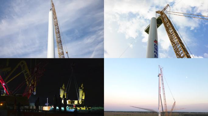 新能源风机建设延时  国家电投风机安装