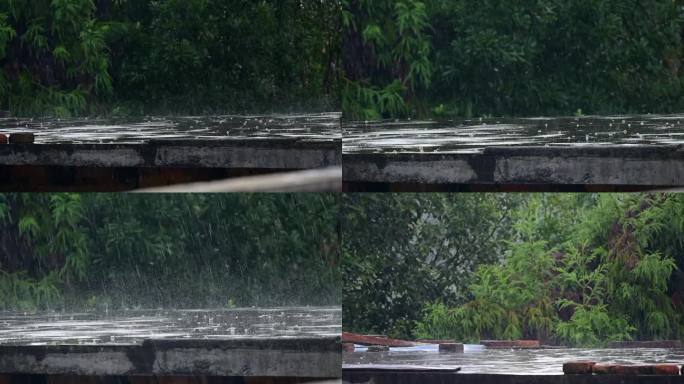 暴雨，大雨，雨季，雨滴，大风