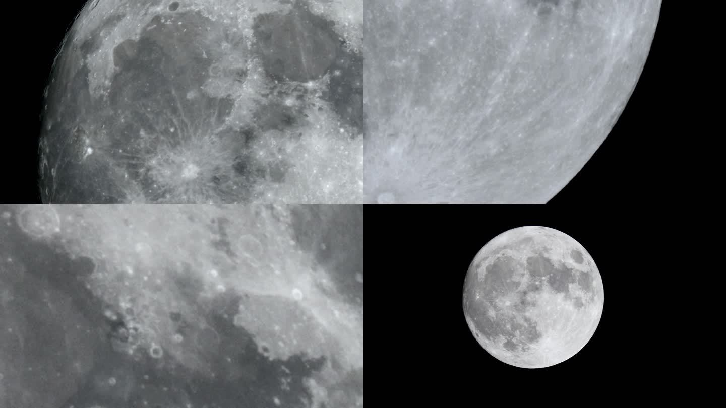 2400mm镜头下的月亮，一起来看环形山