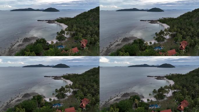 泰国苏梅岛拉迈海滩海湾热带岛屿自然风光