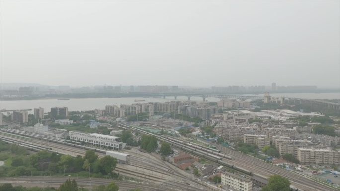 南京下关地区城市航拍C026