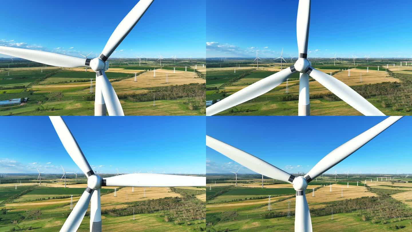草原风力发电风机
